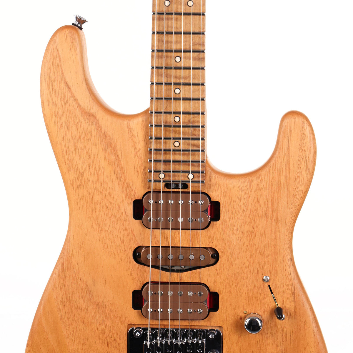 Charvel Guthrie Govan Signature HSH Guitar Michigan Mahogany Natural Music Zoo Exclusive — 4