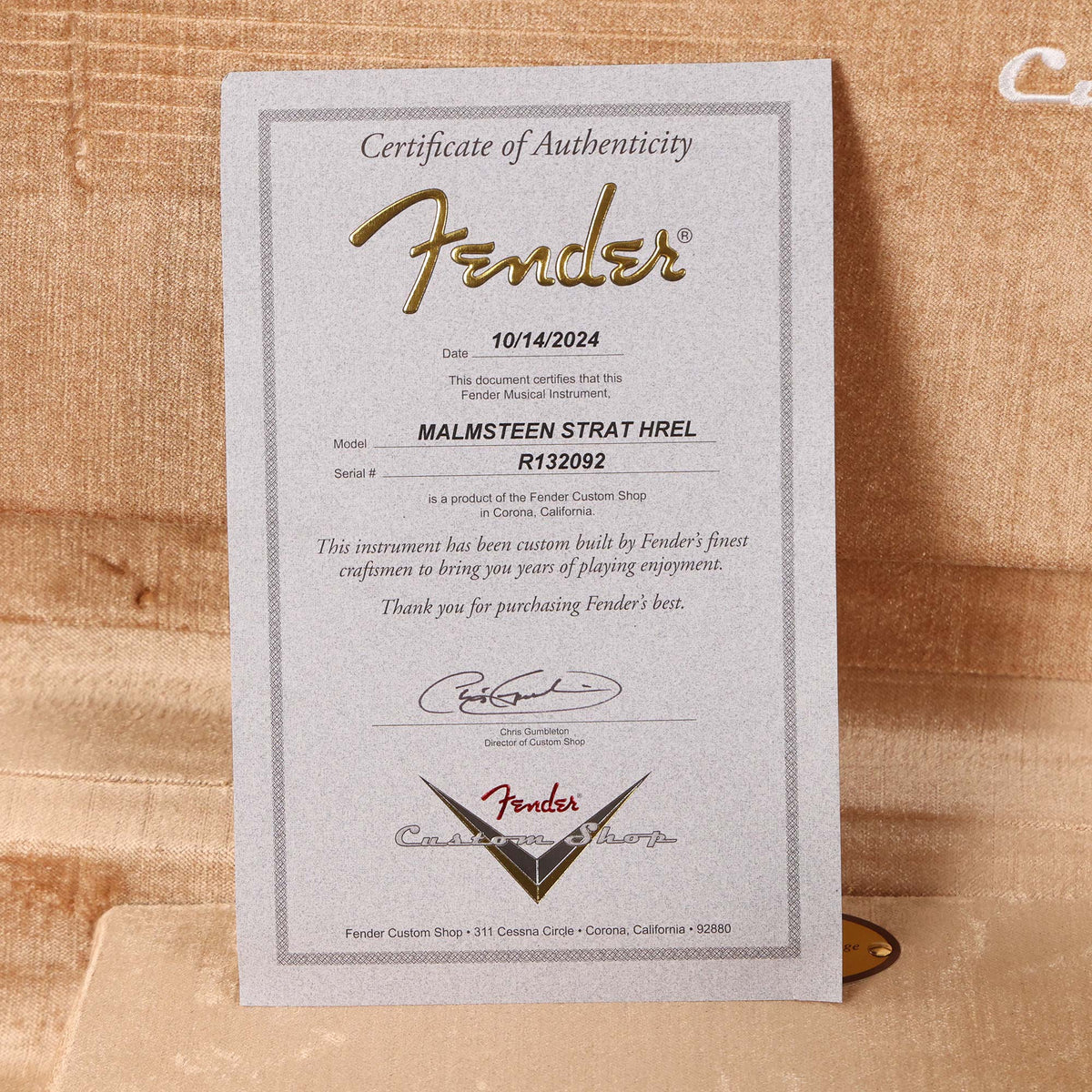 Fender Custom Shop Yngwie Malmsteen Signature Stratocaster Neo Relic Candy Apple Red Music Zoo Exclusive — 12