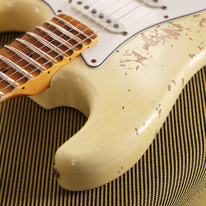 Fender Custom Shop Yngwie Malmsteen Signature Stratocaster Neo Relic Vintage White Music Zoo Exclusive