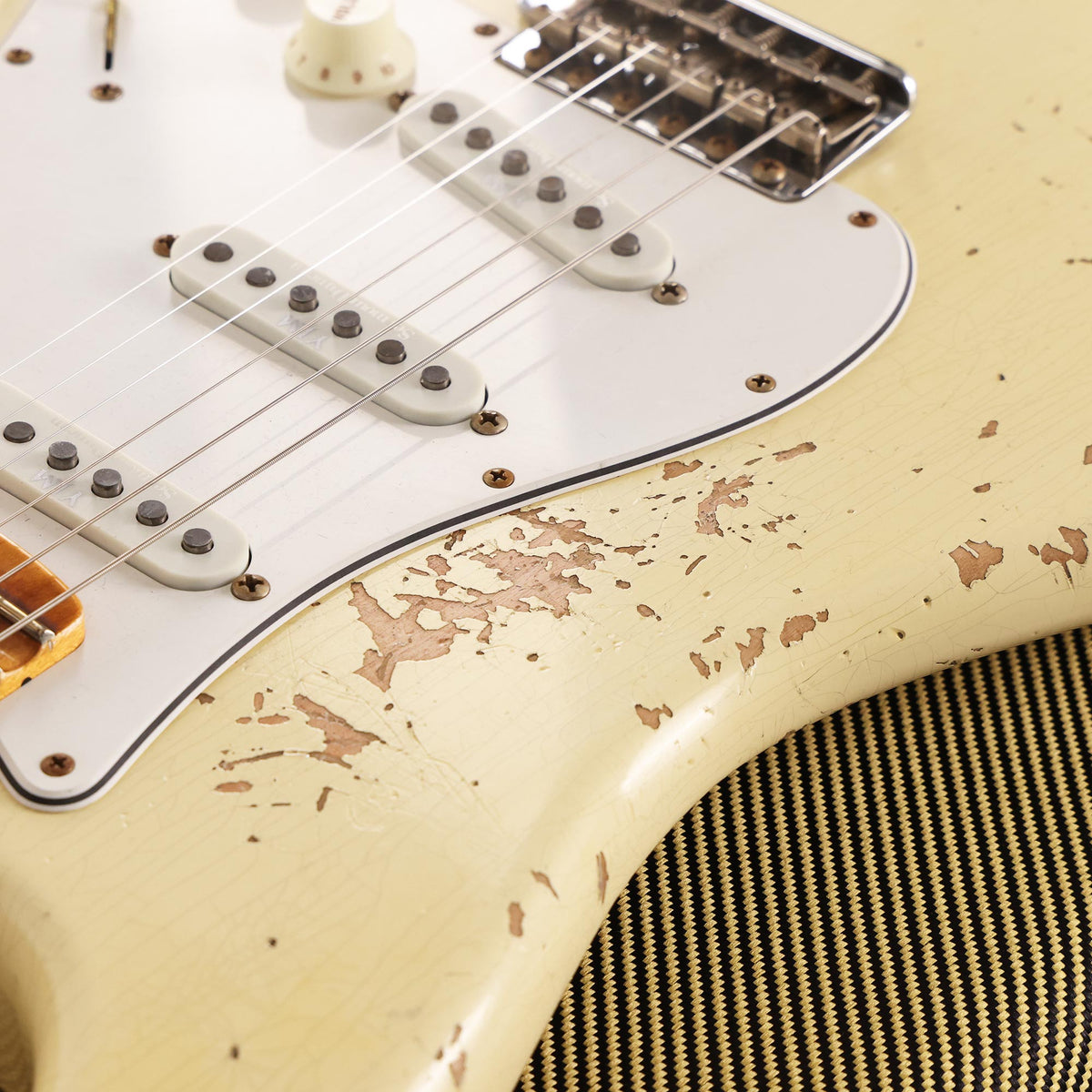 Fender Custom Shop Yngwie Malmsteen Signature Stratocaster Neo Relic Vintage White Music Zoo Exclusive — 9