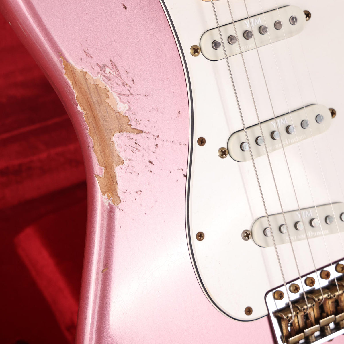 Fender Custom Shop Yngwie Malmsteen Signature Stratocaster Neo Relic Burgundy Mist Metallic Music Zoo Exclusive — 7