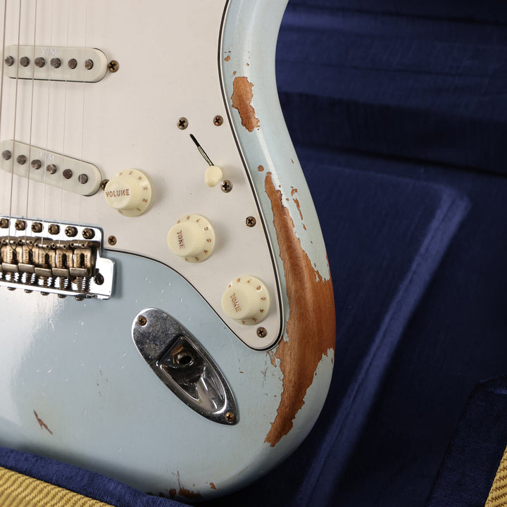 Fender Custom Shop Yngwie Malmsteen Signature Stratocaster Neo Relic Sonic Blue Music Zoo Exclusive