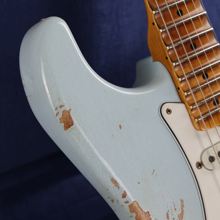 Fender Custom Shop Yngwie Malmsteen Signature Stratocaster Neo Relic Sonic Blue Music Zoo Exclusive