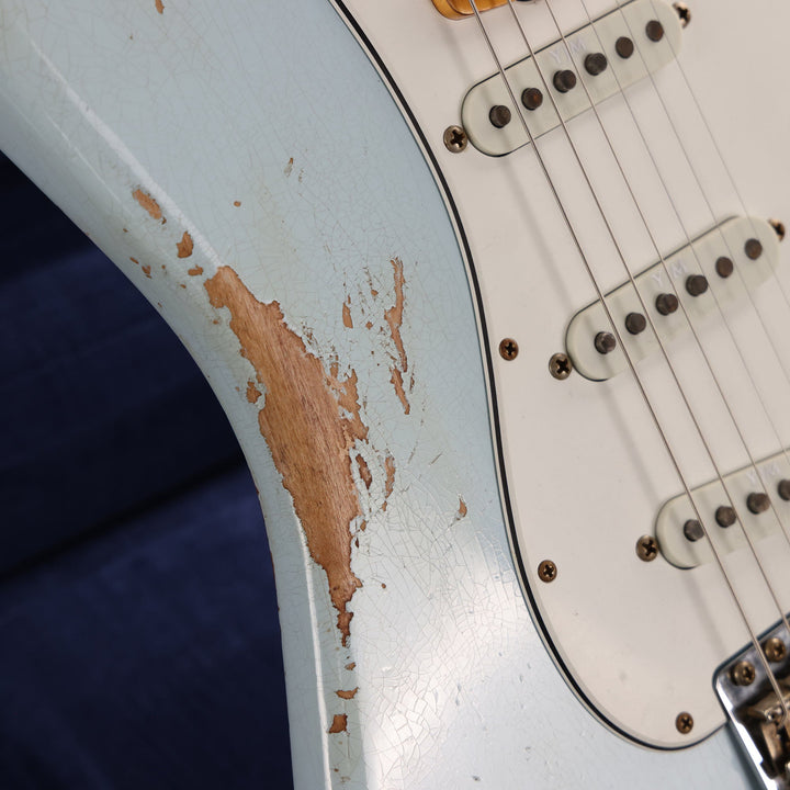 Fender Custom Shop Yngwie Malmsteen Signature Stratocaster Neo Relic Sonic Blue Music Zoo Exclusive