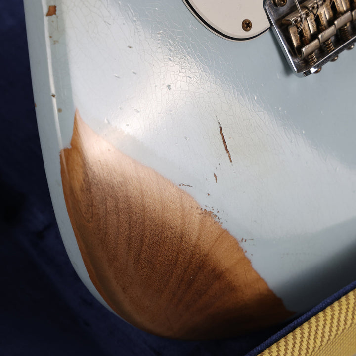 Fender Custom Shop Yngwie Malmsteen Signature Stratocaster Neo Relic Sonic Blue Music Zoo Exclusive