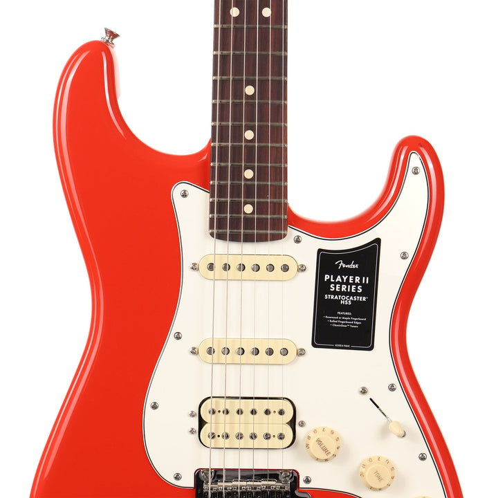 Fender Player II Stratocaster HSS Coral Red