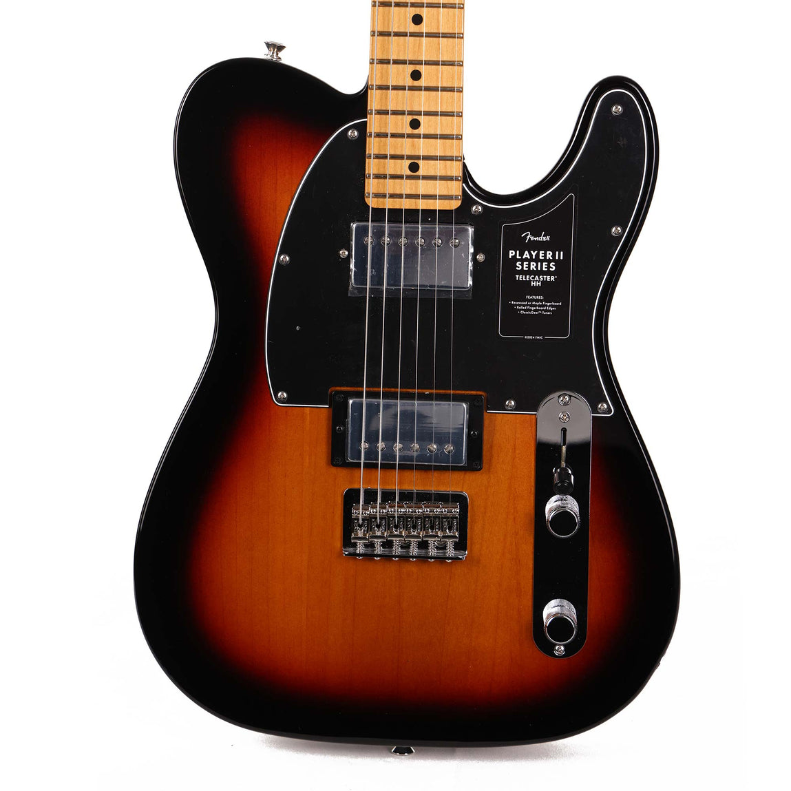 Fender Player II Telecaster HH 3-Color Sunburst | The Music Zoo
