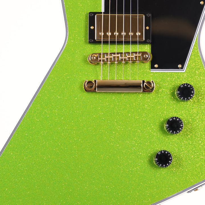 Gibson Custom Shop Explorer Custom Gecko Green Sparkle Gloss Made 2 Measure