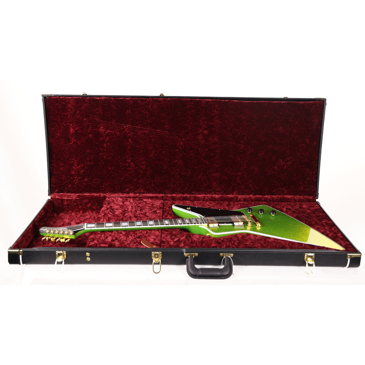 Gibson Custom Shop Explorer Custom Gecko Green Sparkle Gloss Made 2 Measure — 9