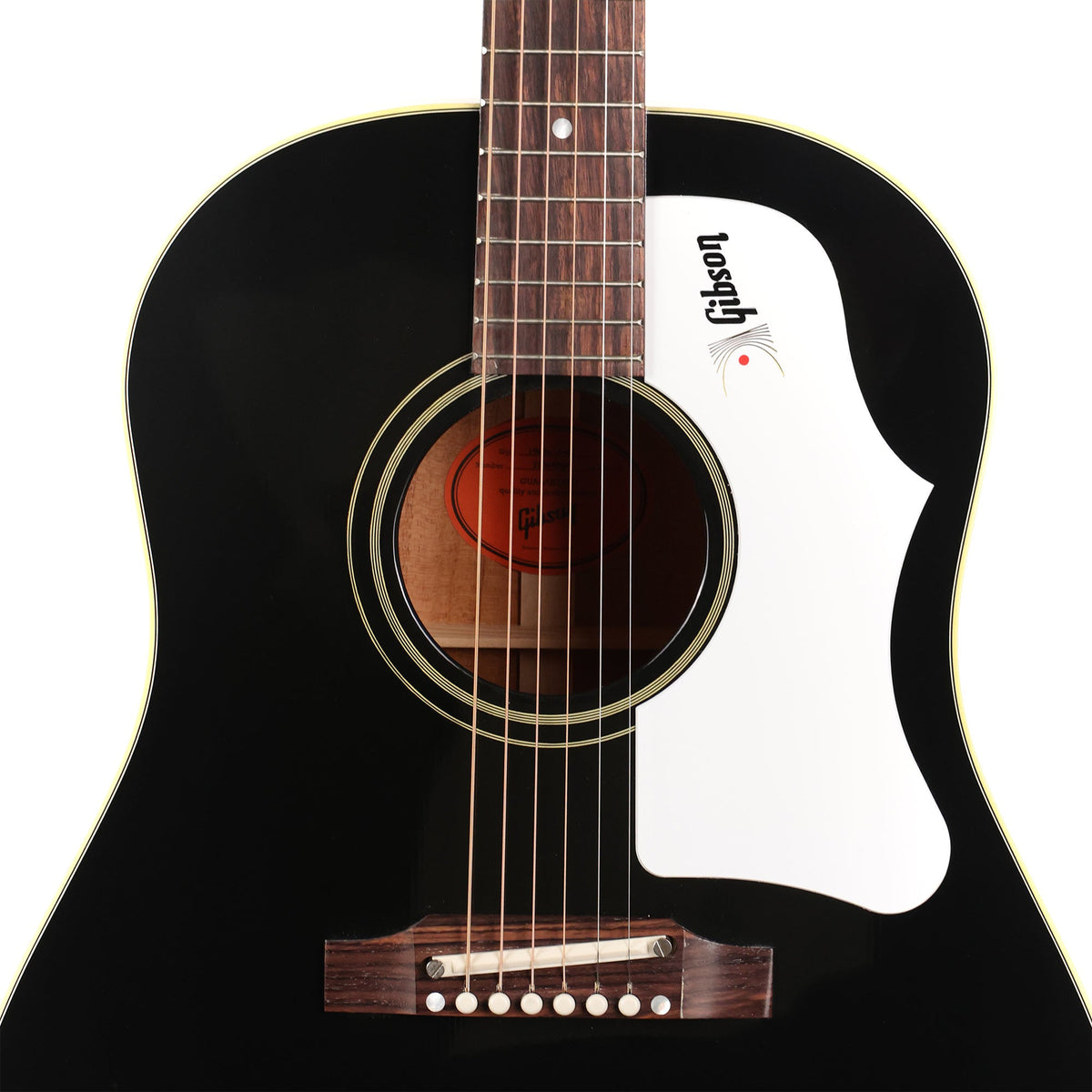Gibson 60's J-45 Original Adjustable Saddle Acoustic Guitar Ebony 2024 — 4
