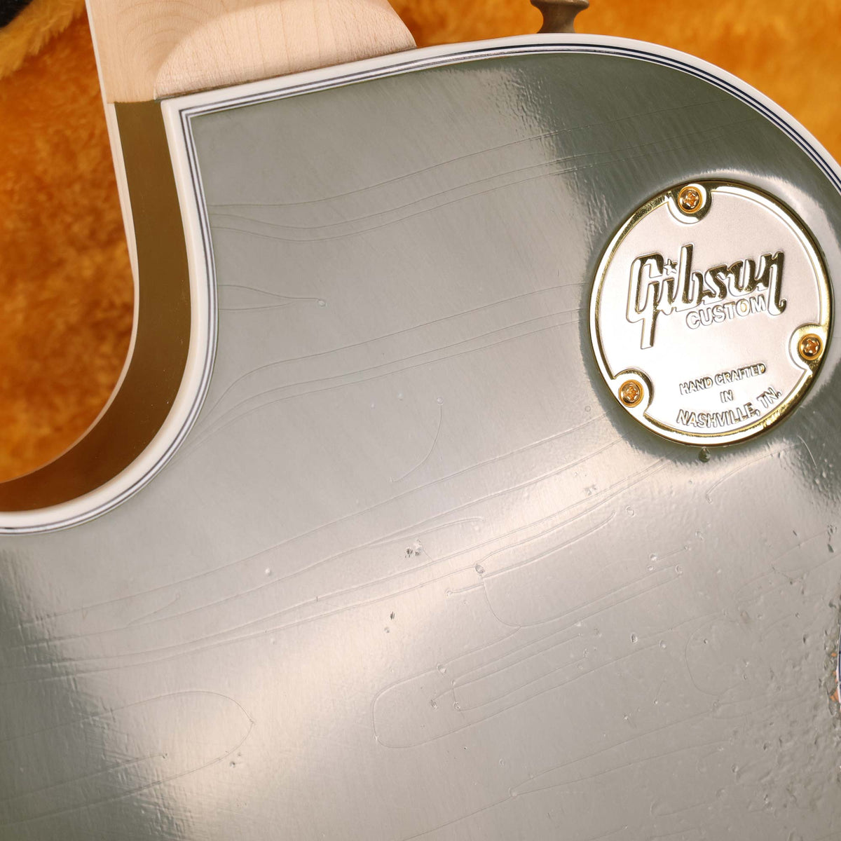 Gibson Custom Shop Les Paul Custom Made 2 Measure Olive Drab Maple Neck Murphy Lab Light Aged — 11