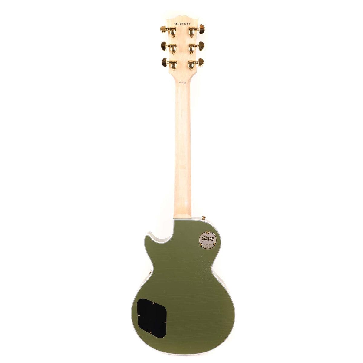 Gibson Custom Shop Les Paul Custom Made 2 Measure Olive Drab Maple Neck Murphy Lab Light Aged — 3