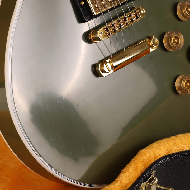 Gibson Custom Shop Les Paul Custom Made 2 Measure Olive Drab Maple Neck Murphy Lab Light Aged