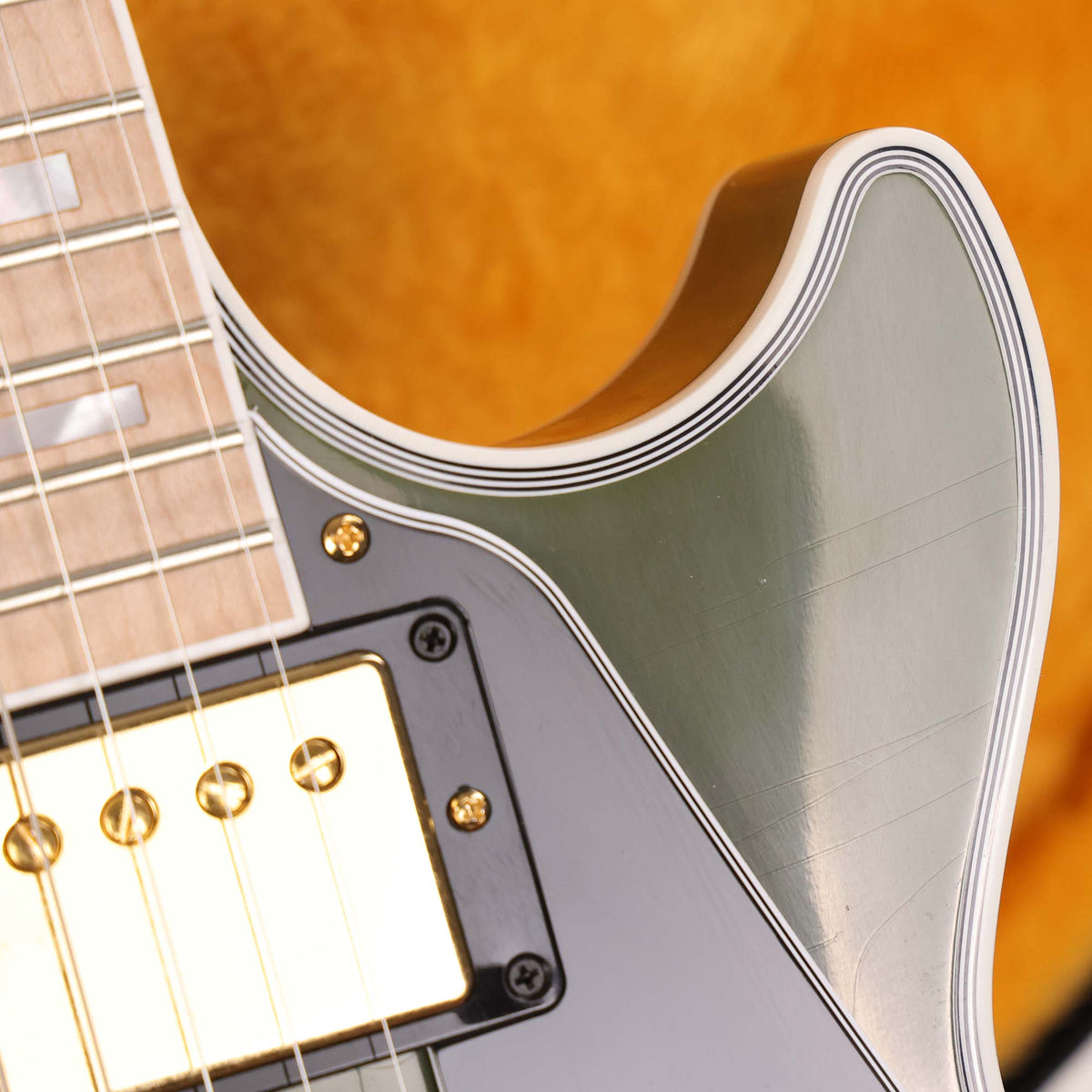 Gibson Custom Shop Les Paul Custom Made 2 Measure Olive Drab Maple Neck Murphy Lab Light Aged — 9