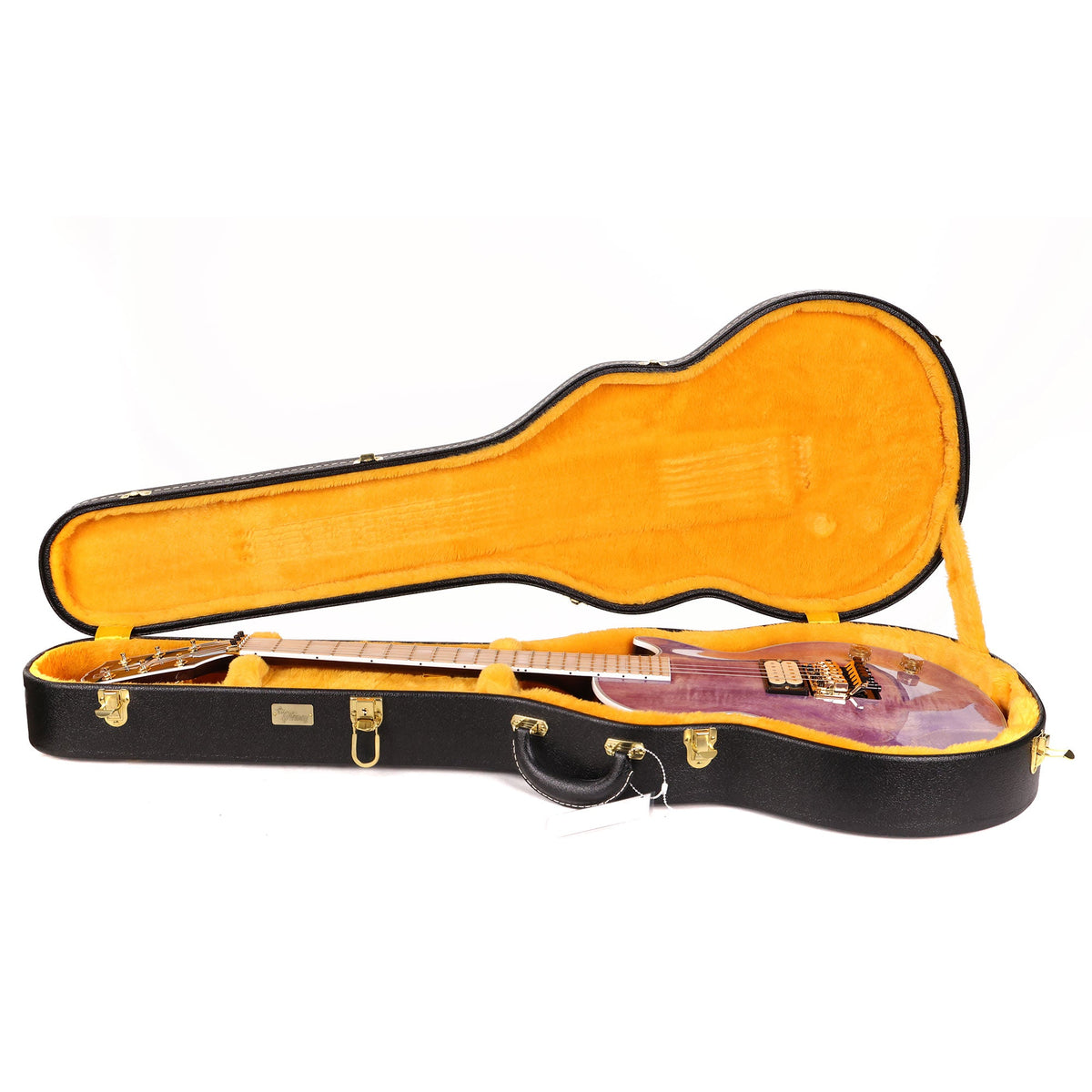 Gibson Custom Shop Les Paul Axcess Custom Made 2 Measure Trans Purple and Maple Fretboard — 10