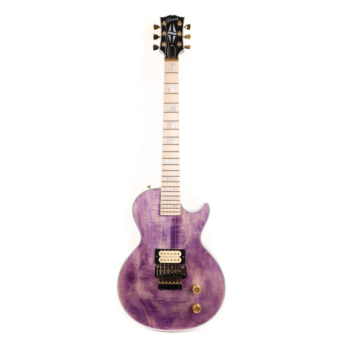 Gibson Custom Shop Les Paul Axcess Custom Made 2 Measure Trans Purple and Maple Fretboard — 2