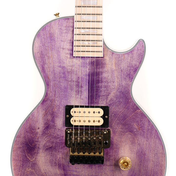 Gibson Custom Shop Les Paul Axcess Custom Made 2 Measure Trans Purple and Maple Fretboard