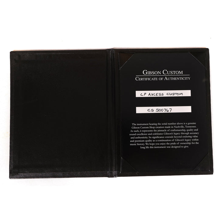 Gibson Custom Shop Les Paul Axcess Custom Made 2 Measure Trans Purple and Maple Fretboard