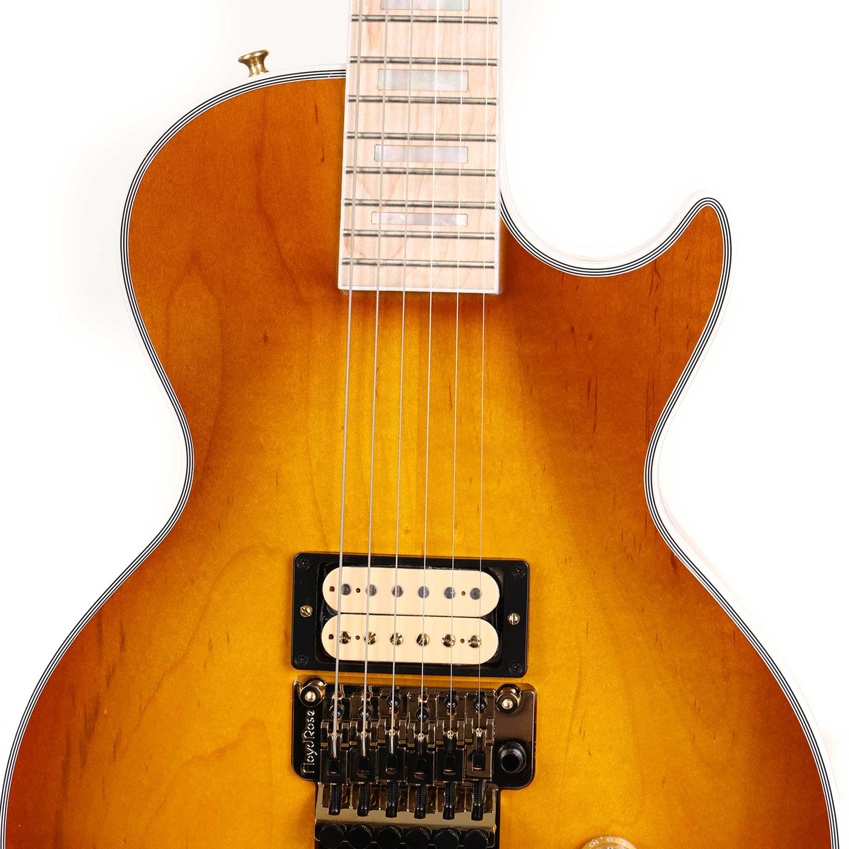 Gibson Custom Shop Les Paul Axcess Custom Made 2 Measure Dirty Lemon Burst and Maple Fretboard — 4