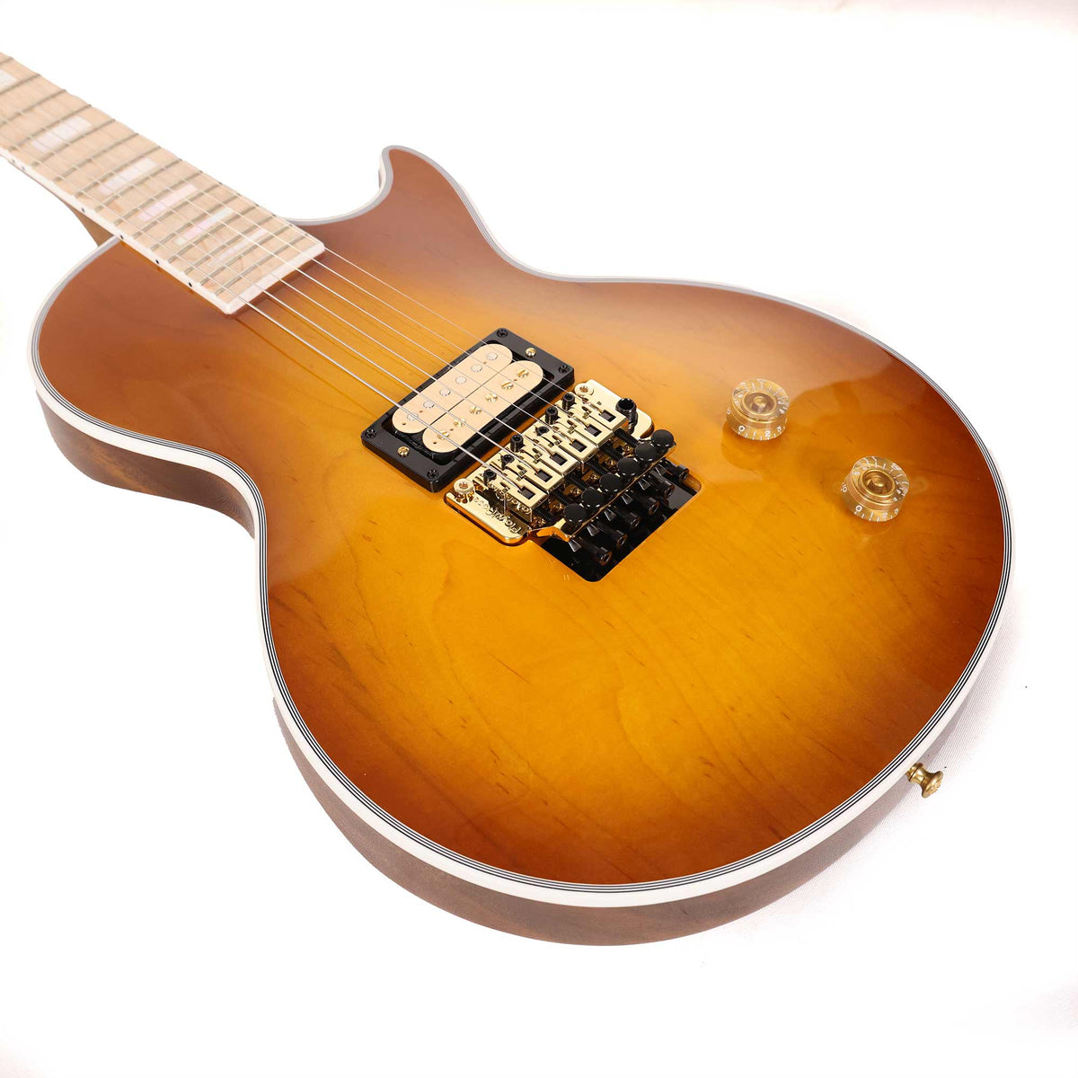 Gibson Custom Shop Les Paul Axcess Custom Made 2 Measure Dirty Lemon Burst and Maple Fretboard — 8