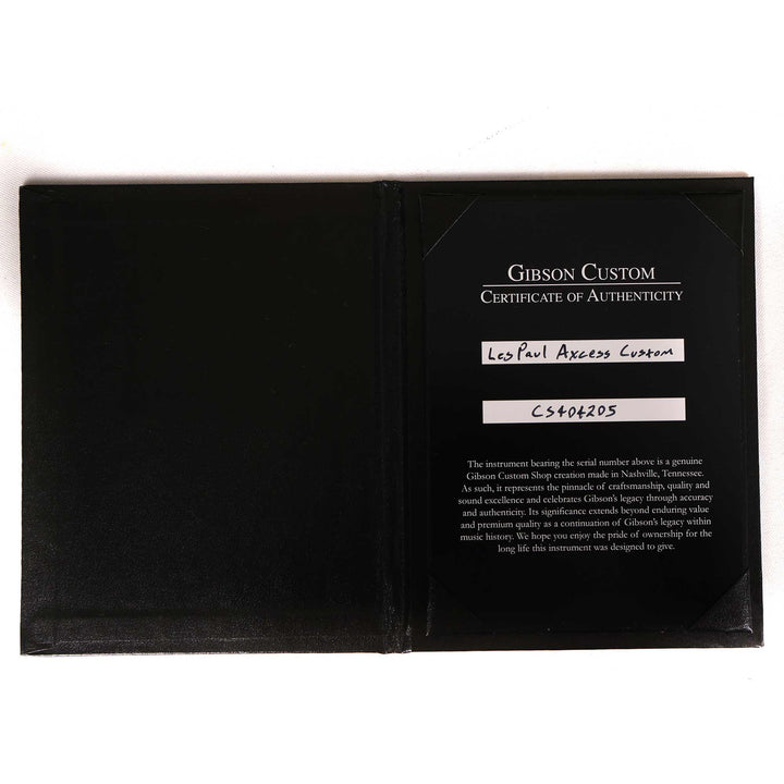 Gibson Custom Shop Les Paul Axcess Custom Made 2 Measure Factory Burst and Maple Fretboard