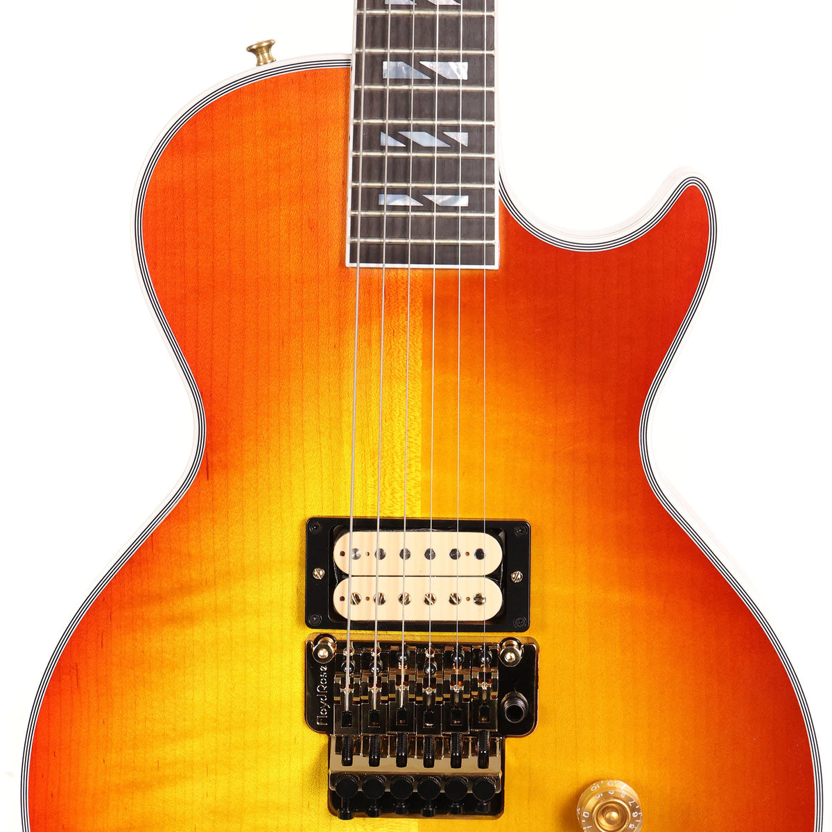 Gibson Custom Shop Les Paul Axcess Custom Made 2 Measure Sunrise Teaburst — 4