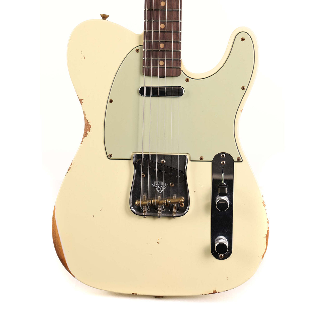 Fender Custom Shop 1963 Telecaster Relic Vintage White — 1