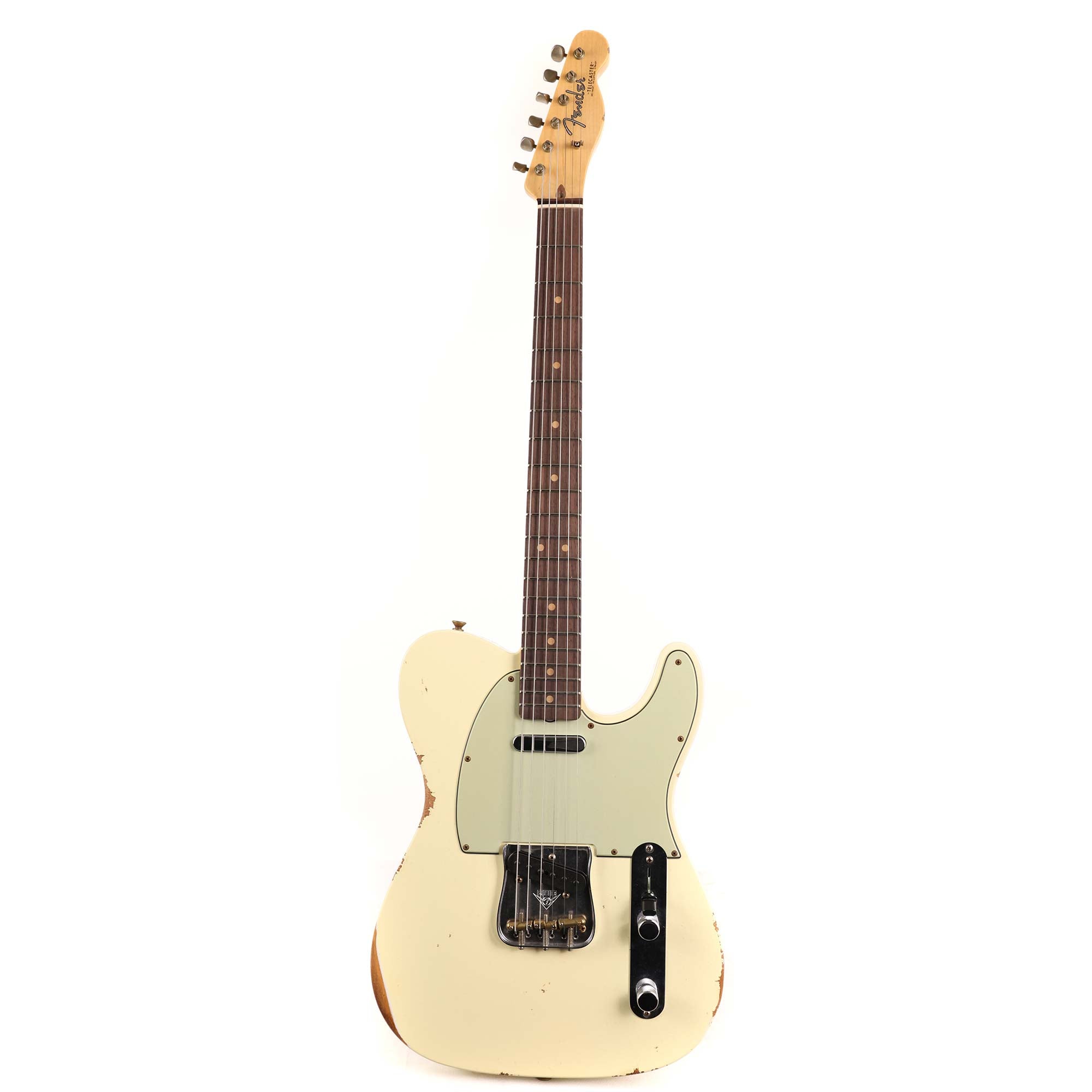 Fender Custom Shop 1963 Telecaster Relic Vintage White | The Music Zoo