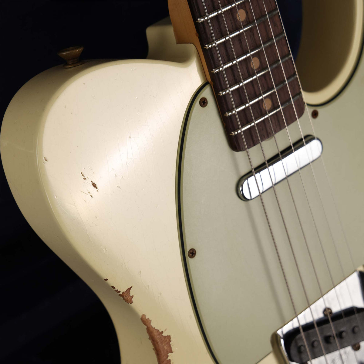Fender Custom Shop 1963 Telecaster Relic Vintage White — 6