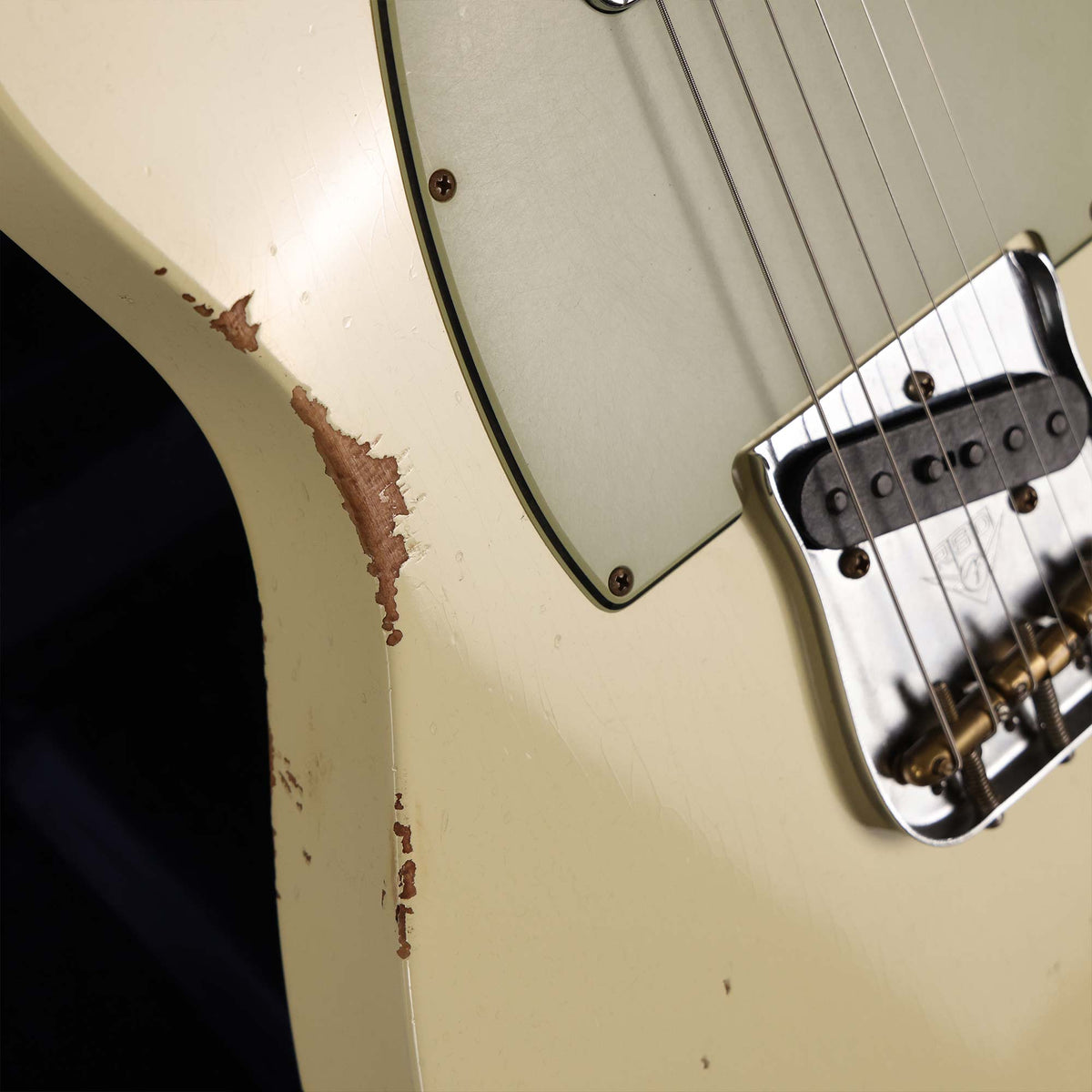 Fender Custom Shop 1963 Telecaster Relic Vintage White — 7