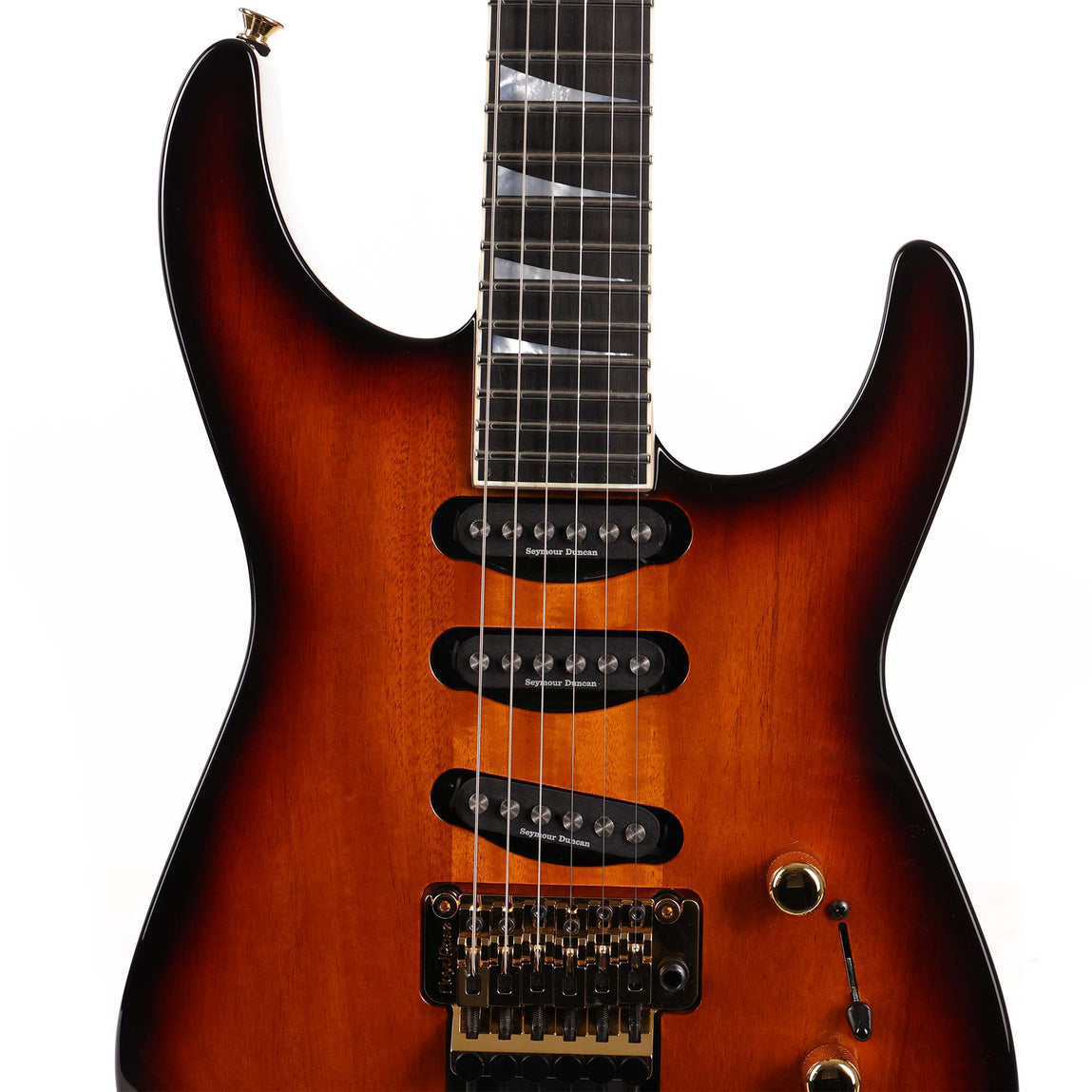 Jackson Custom Shop SL2H-V SSS Soloist 2-Tone Sunburst Music Zoo