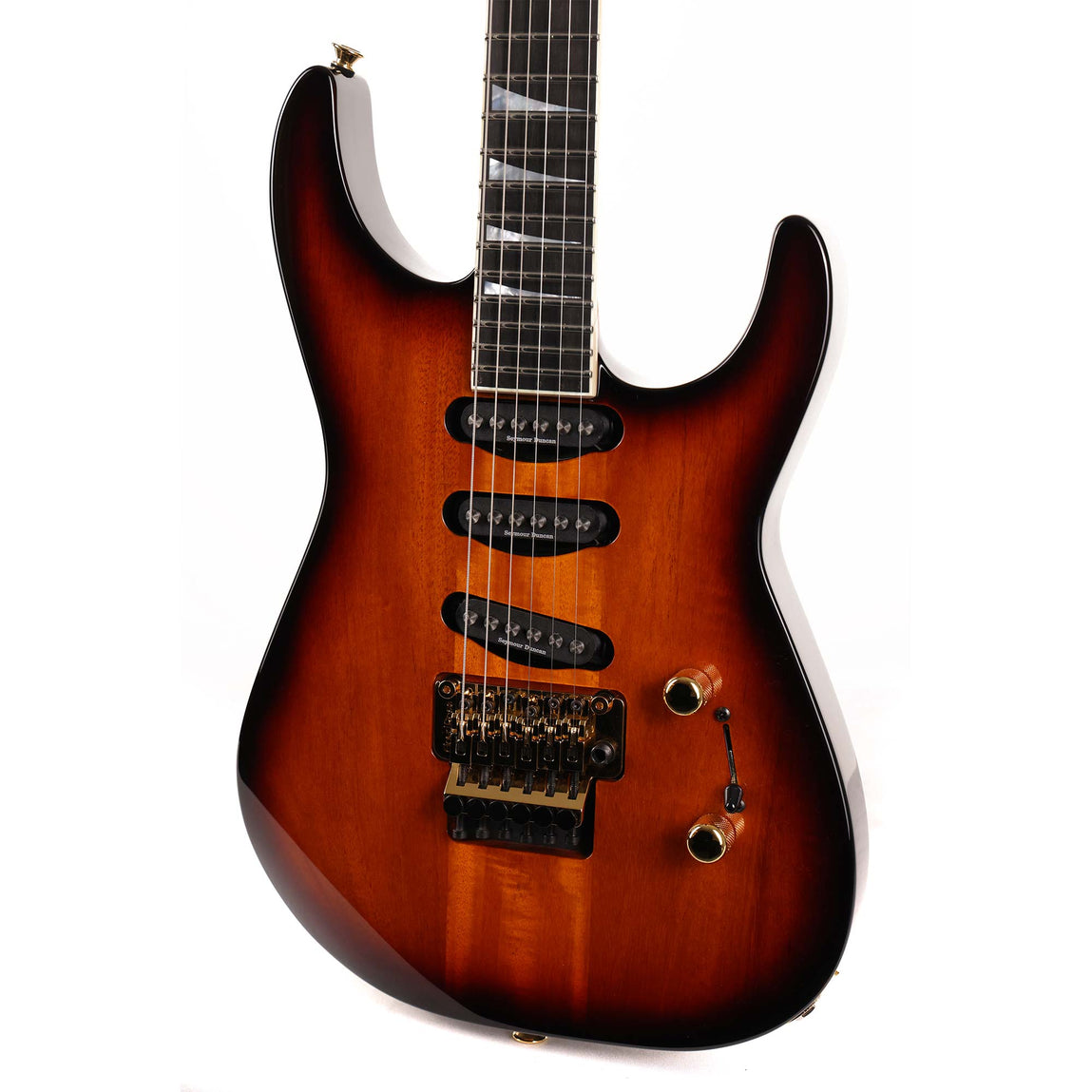 Jackson Custom Shop SL2H-V SSS Soloist 2-Tone Sunburst Music Zoo