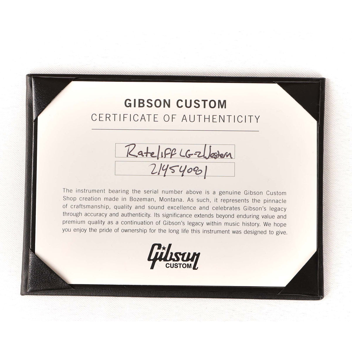 Gibson Nathaniel Rateliff LG-2 Western Acoustic-Electric Left-Handed Vintage Sunburst 2023 — 9