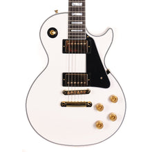 Gibson Custom Shop M2M Les Paul Custom Alpine White with Ebony Sides and Stinger