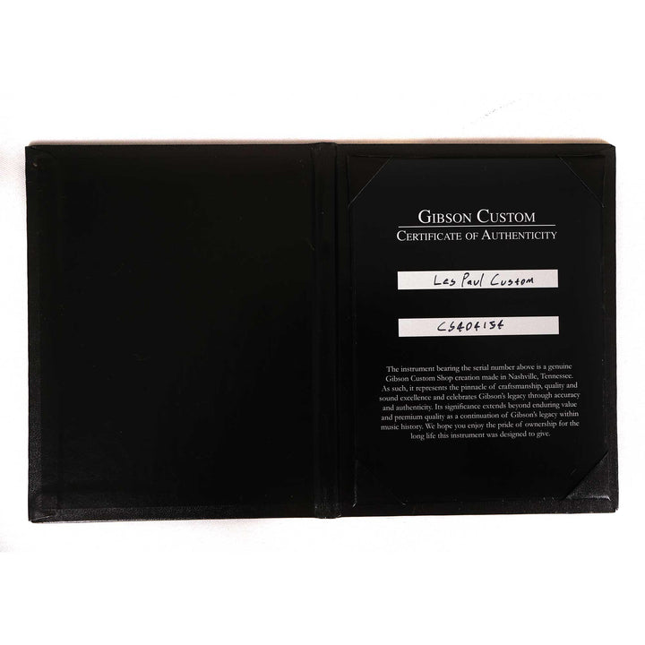 Gibson Custom Shop Les Paul Custom Made 2 Measure 2-Tone Tuxedo Gold and Ebony