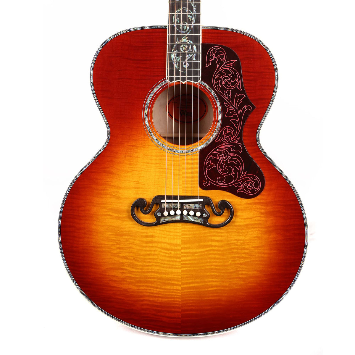 Gibson SJ-200 Ultima Acoustic Guitar 68 Cherry Sunburst — 1