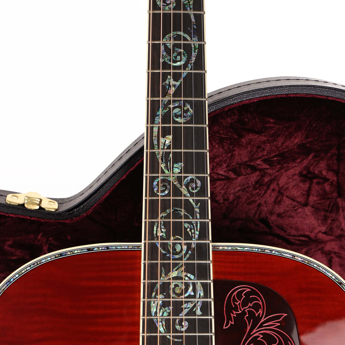 Gibson SJ-200 Ultima Acoustic Guitar 68 Cherry Sunburst — 8