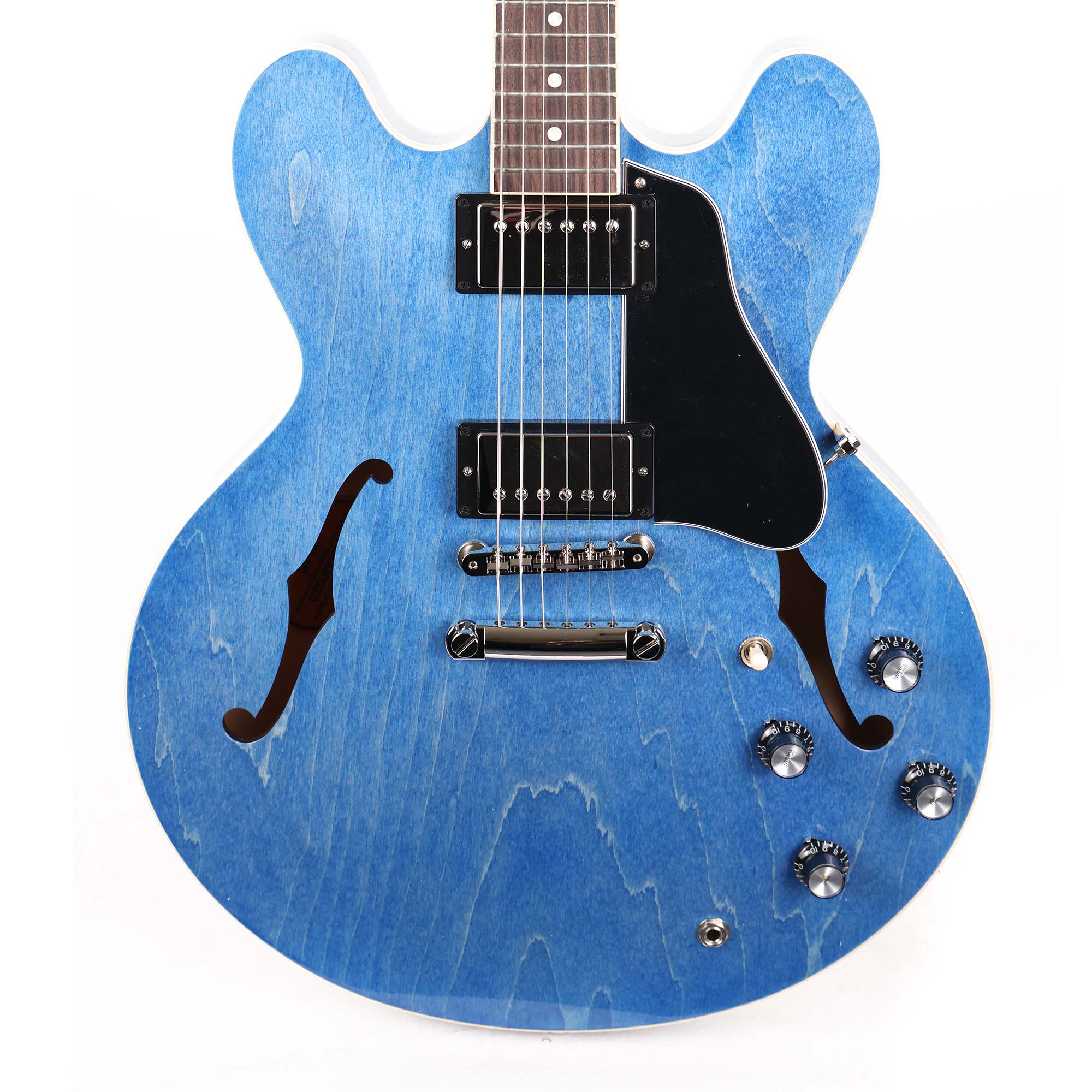 ギター Gibson Custom Shop ES-335 Trans Blue Gibson ES-335 Custom Color Ocean Blue | The Music Zoo