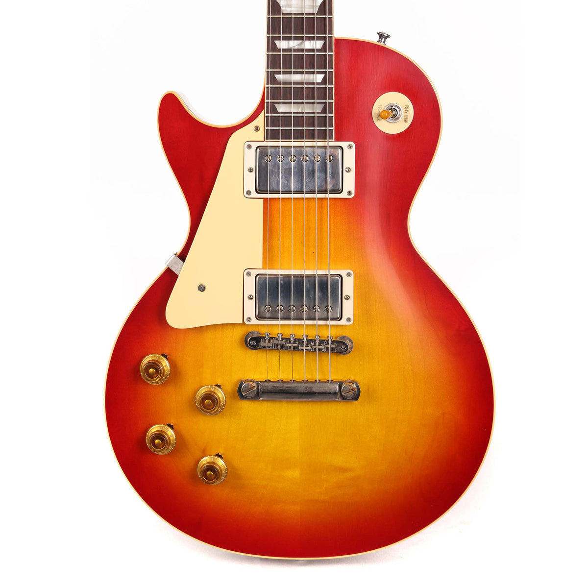 Gibson Custom Shop 1958 Les Paul Standard Reissue Left-Handed Washed Cherry Sunburst VOS — 1