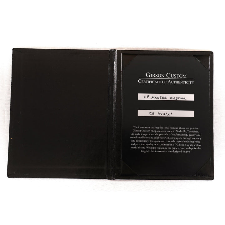 Gibson Custom Shop Les Paul Custom Axcess Gloss Ebony