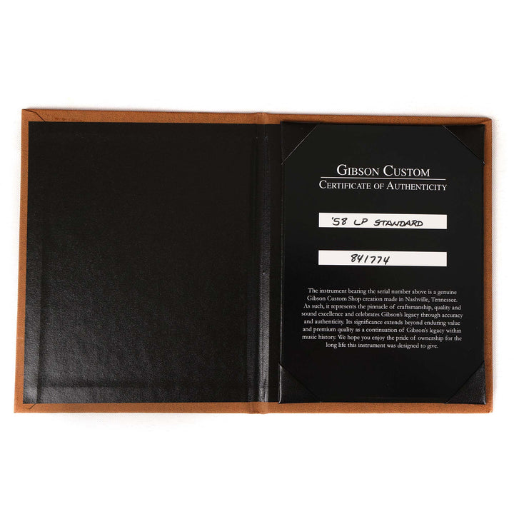 Gibson Custom Shop 1958 Les Paul Standard Reissue Left-Handed VOS Lemon Burst 2024