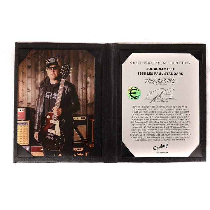 Epiphone Joe Bonamassa 1955 Les Paul Standard Copper Iridescent