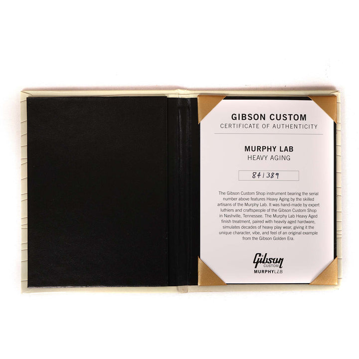 Gibson Custom Shop 1958 Les Paul Standard Made 2 Measure Checkerboard Top Murphy Lab Heavy Aged