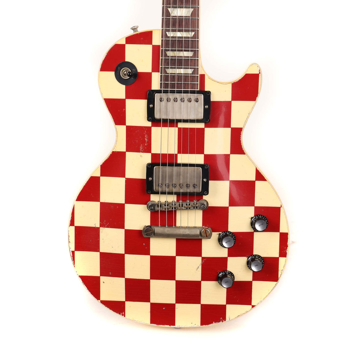 Gibson Custom Shop 1958 Les Paul Standard Made 2 Measure Checkerboard Top Murphy Lab Heavy Aged — 1