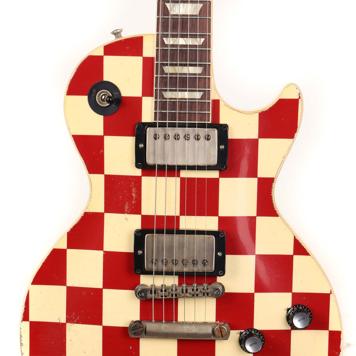 Gibson Custom Shop 1958 Les Paul Standard Made 2 Measure Checkerboard Top Murphy Lab Heavy Aged — 4