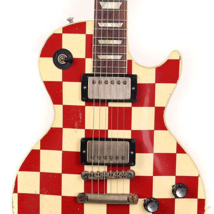 Gibson Custom Shop 1958 Les Paul Standard Made 2 Measure Checkerboard Top Murphy Lab Heavy Aged