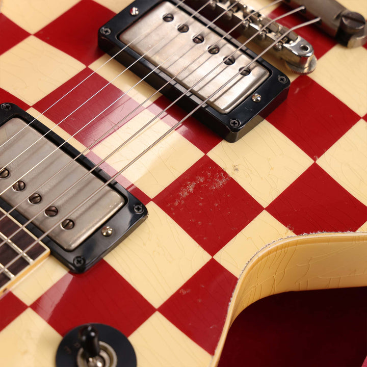 Gibson Custom Shop 1958 Les Paul Standard Made 2 Measure Checkerboard Top Murphy Lab Heavy Aged