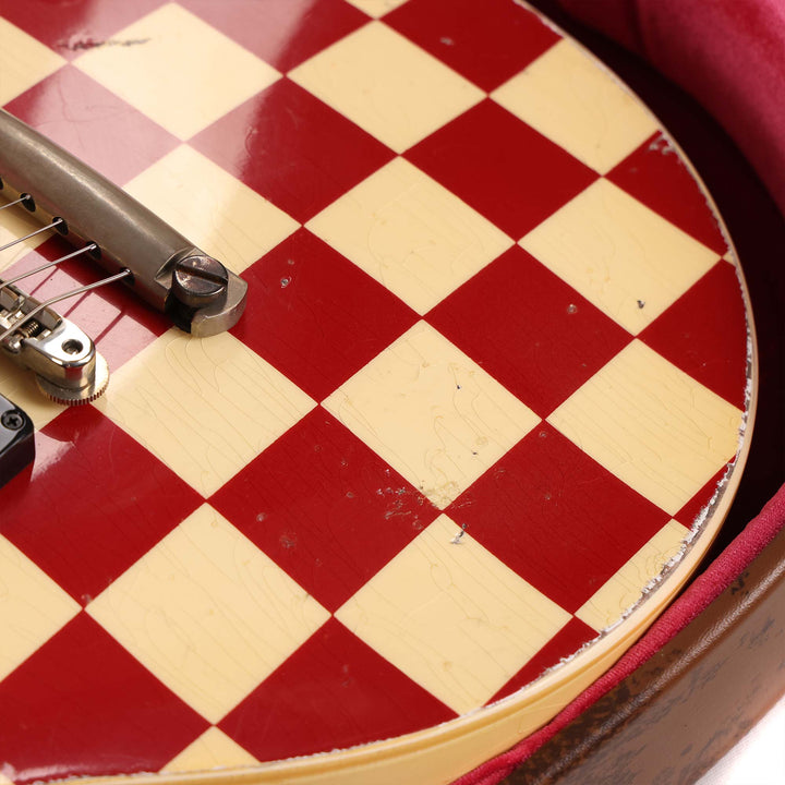 Gibson Custom Shop 1958 Les Paul Standard Made 2 Measure Checkerboard Top Murphy Lab Heavy Aged