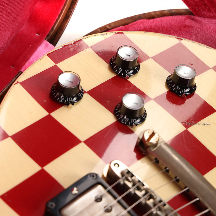 Gibson Custom Shop 1958 Les Paul Standard Made 2 Measure Checkerboard Top Murphy Lab Heavy Aged