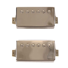 OX4 SH Semi-Hollowbody Humbuckers Nickel Covers over Bone Bobbins